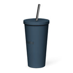 Load image into Gallery viewer, Faith Driven Insulated tumbler with a straw
