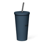 Load image into Gallery viewer, Faith Driven Insulated tumbler with a straw

