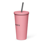 Load image into Gallery viewer, Faith Driven Insulated tumbler with a straw
