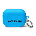 Load image into Gallery viewer, Matthew 6:33 Rubber Case for AirPods®
