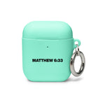 Load image into Gallery viewer, Matthew 6:33 Rubber Case for AirPods®

