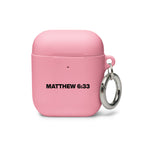 Load image into Gallery viewer, Matthew 6:33 Rubber Case for AirPods®
