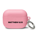 Load image into Gallery viewer, Matthew 6:33 Rubber Case for AirPods®
