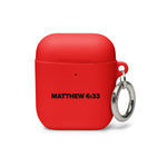 Load image into Gallery viewer, Matthew 6:33 Rubber Case for AirPods®
